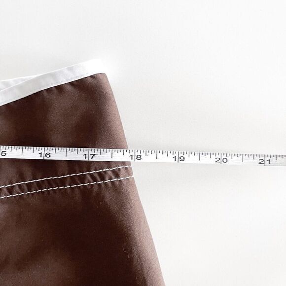 Billabong Mens Board Shorts Plaid Embroidered Signature Trunks Brown Sz 36 - Picture 6 of 10